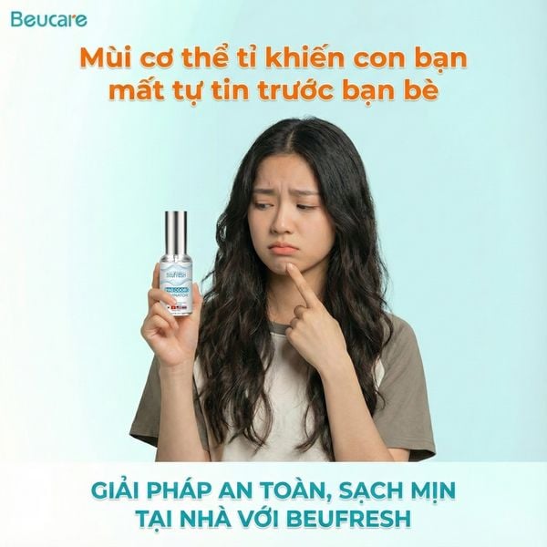 Mùi Cơ Thể Khiến Con Bạn Mất Tự Tin Trước Bạn Bè? Phụ Huynh Cần Hiểu Đúng