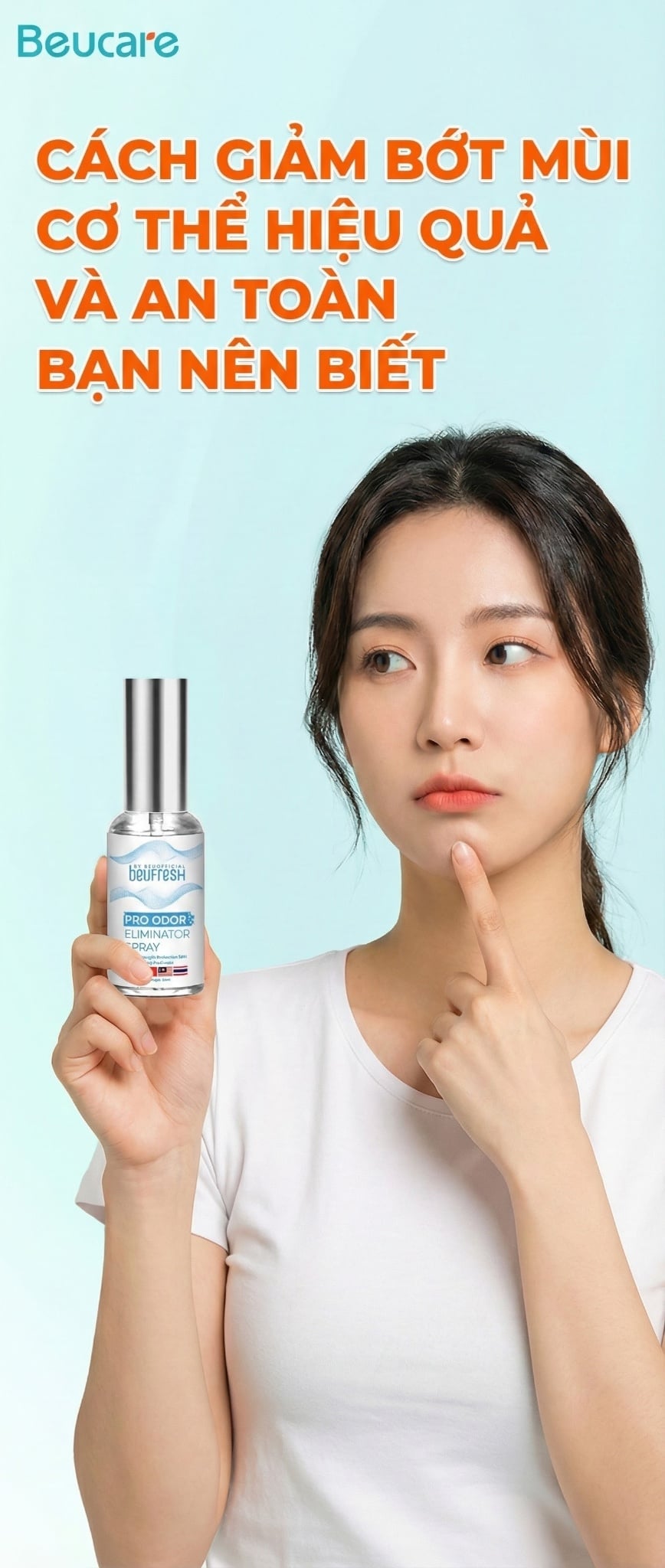 Cách giảm bớt mùi cơ thể hiệu quả và an toàn bạn nên biết