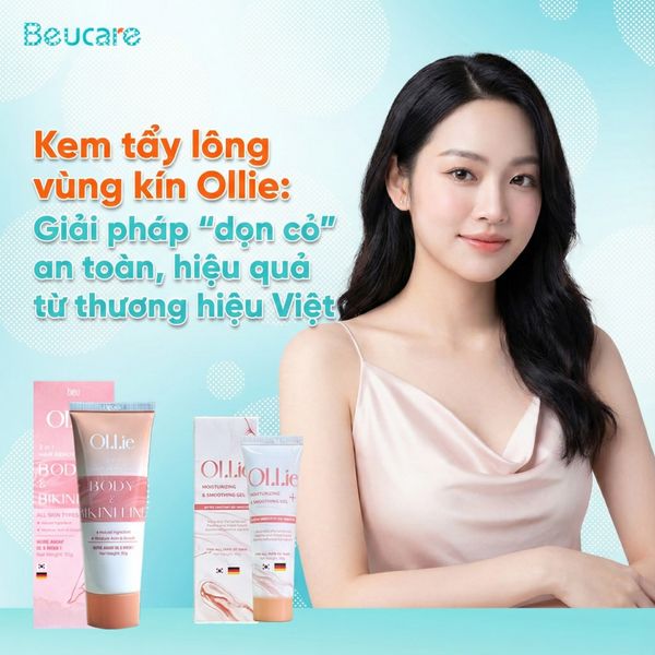 Kem tẩy lông vùng kín Ollie: Giải pháp 