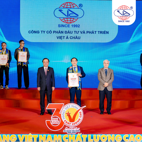 VIỆT Á CHÂU (VAC) MỘT LẦN NỮA ĐƯỢC VINH DANH HÀNG VIỆT NAM CHẤT LƯỢNG CAO NĂM 2026
