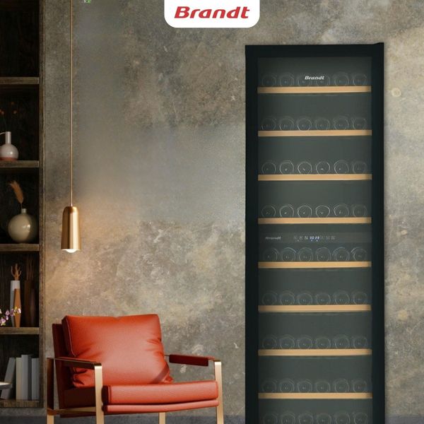 TỦ RƯỢU VANG BRANDT — KHÔNG CHỈ LÀ BẢO QUẢN, MÀ LÀ NGHỆ THUẬT THƯỞNG RƯỢU