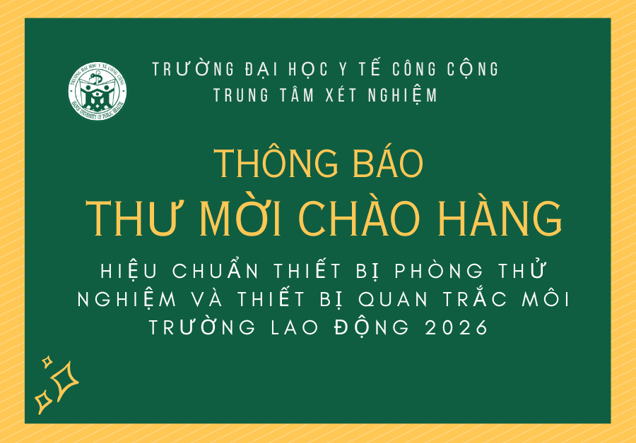 Thư mời chào hàng Hiệu chuẩn thiết bị năm 2026