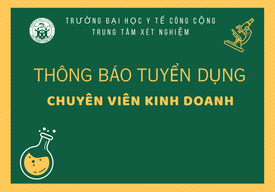 Thông báo tuyển dụng Chuyên viên kinh doanh
