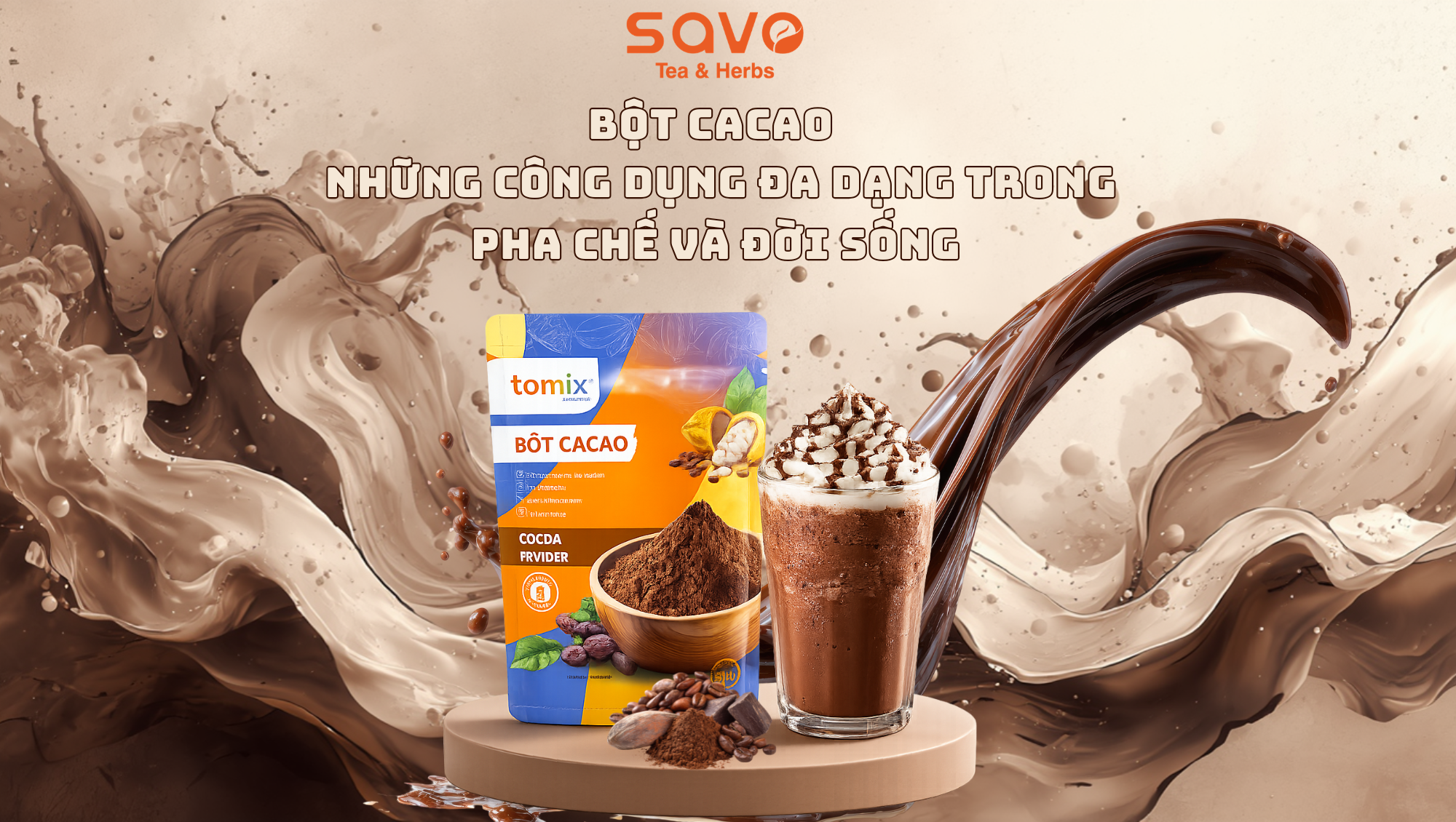 Bột cacao - Những công dụng đa dạng trong pha chế và đời sống