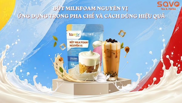 Bột milkfoam nguyên vị - Ứng dụng trong pha chế và cách dùng hiệu quả