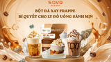 Bột đá xay frappe - Bí quyết cho ly đồ uống sánh mịn