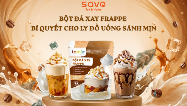 Bột đá xay frappe - Bí quyết cho ly đồ uống sánh mịn