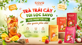 Trà trái cây túi lọc SAVO: Giải pháp tối ưu cho quán pha chế