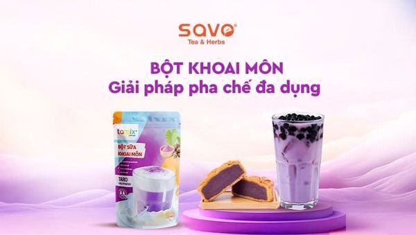 Bột khoai môn - Giải pháp pha chế đa dụng