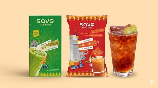 Trà me Thái giải nhiệt - công thức chuẩn vị từ trà Thái đỏ SAVO