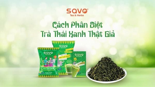 Cách phân biệt trà thái xanh thật giả