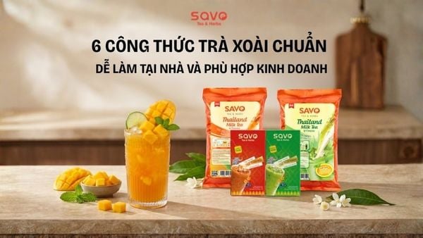 6 Công thức trà xoài chuẩn: Dễ làm tại nhà và phù hợp kinh doanh