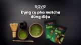 Dụng cụ pha matcha cho thành phẩm đúng điệu