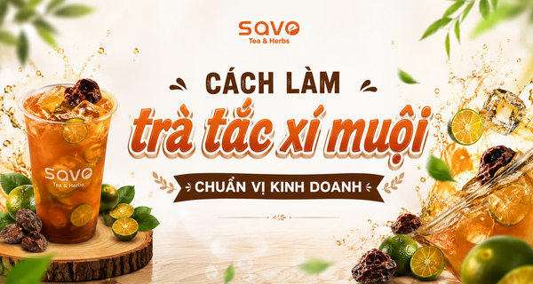 Cách làm trà tắc xí muội chuẩn vị kinh doanh