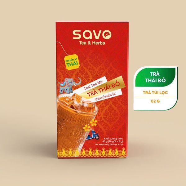 Nguyên liệu để pha trà sữa Thái đỏ đậm đà. Nguồn: savotea.com