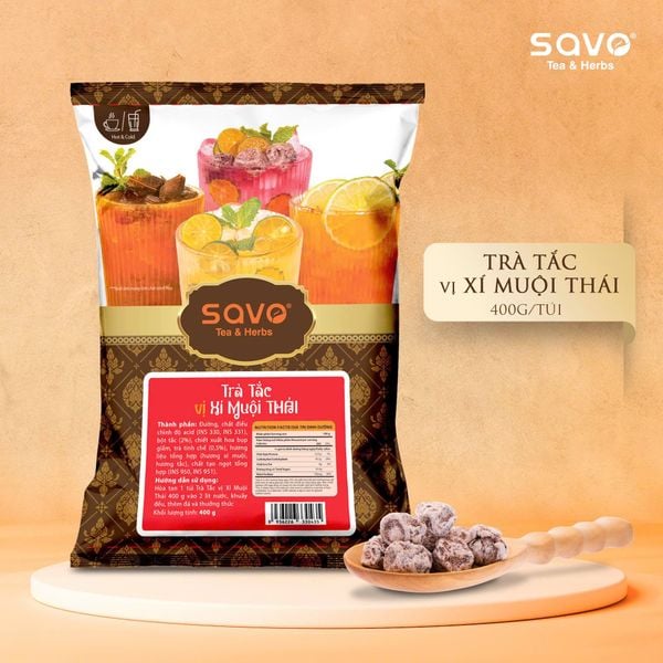 Trà tắc vị xí muội Thái. Nguồn: savotea.com