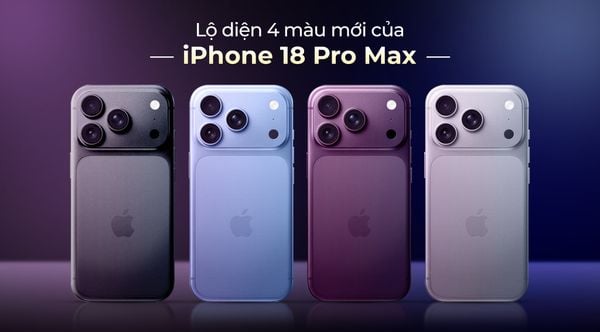 4 Màu Mới Của iPhone 18 Pro Max Lộ Diện