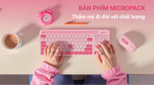 Bàn phím Micropack màu đẹp: Khi 