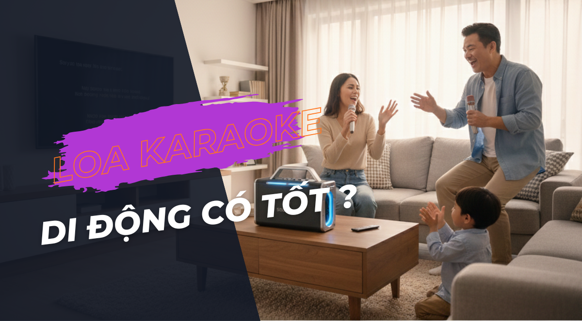 Ưu nhược điểm của loa karaoke di động Bluetooth khi sử dụng tại nhà