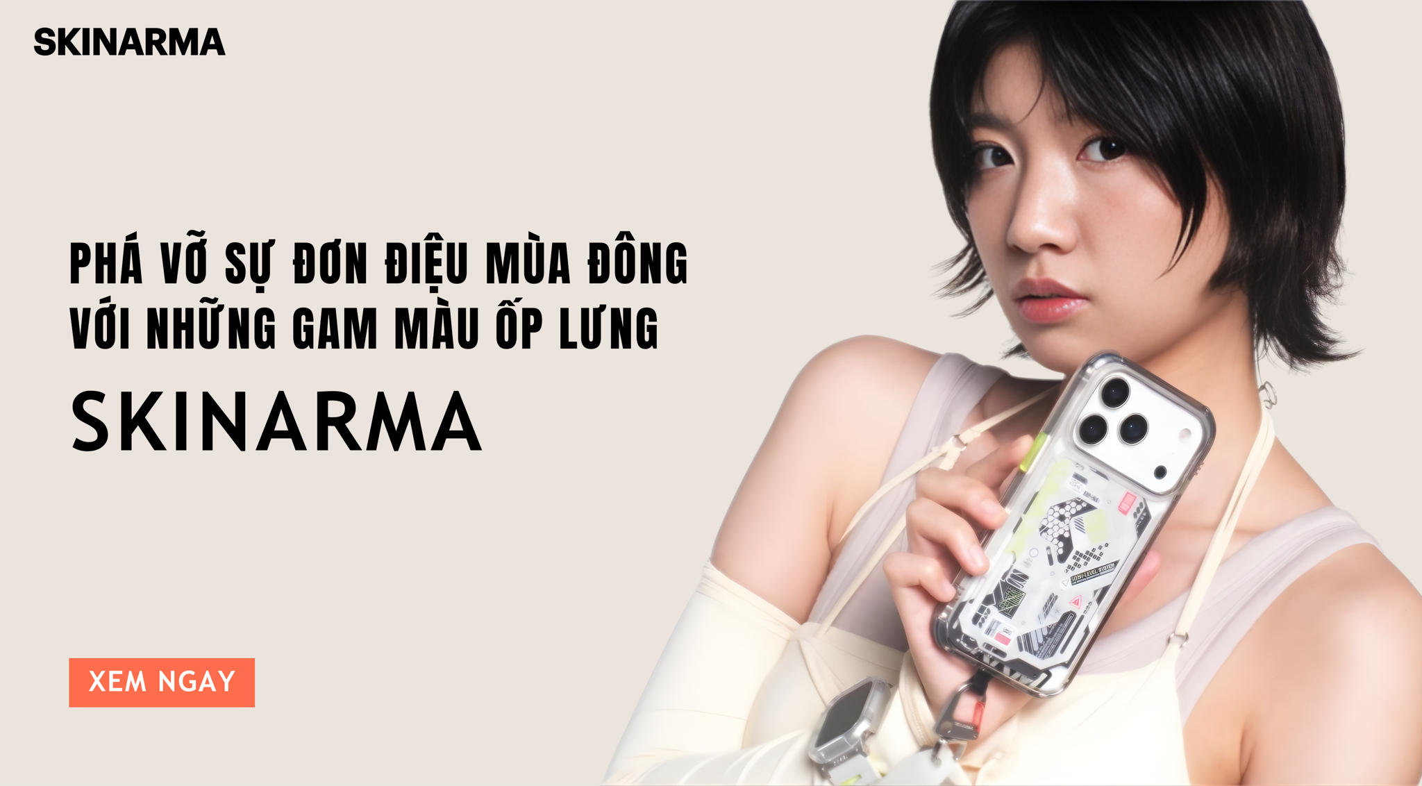 Phá vỡ sự đơn điệu mùa đông với những gam màu ốp lưng SKINARMA