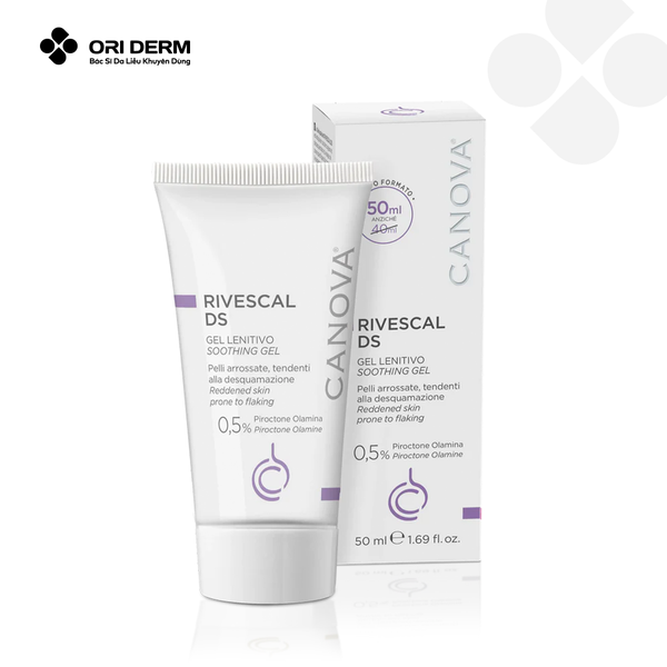 Gel làm dịu da, ngăn ngừa tiết nhờn Canova Rivescal DS Gel 50ml