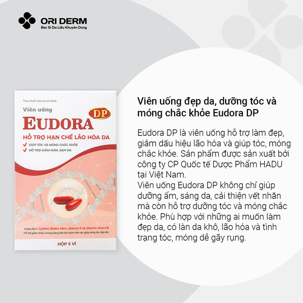 Ưu điểm viên uống Eudora DP