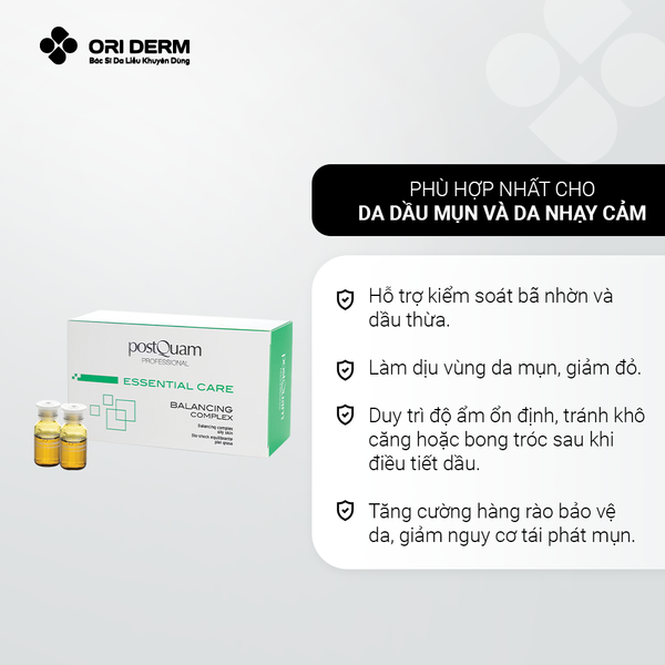 Công dụng huyết thanh giảm mụn, se khít lỗ chân lông POSTQUAM