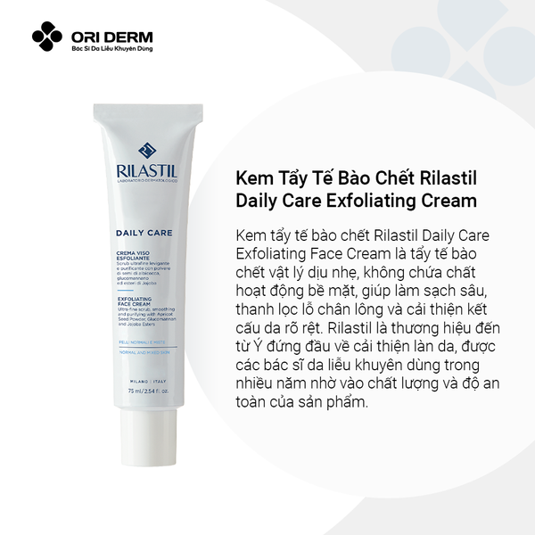 Ưu điểm kem Tẩy Tế Bào Chết Rilastil Daily Care Exfoliating Cream