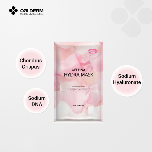 Thành phần mặt nạ cấp ẩm chuyên sâu giúp da căng mịn Xelfina Hydra Mask 35g