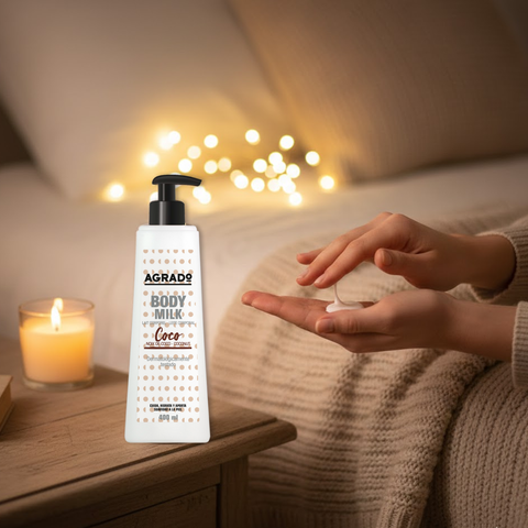 Dưỡng thể Agrado hương dừa – Khi làn da được ôm ấp trong mùa đông khô hanh