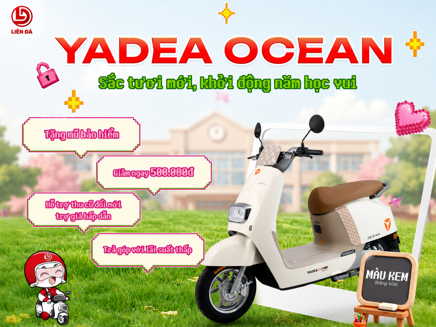 YADEA OCEAN Sắc Tươi Mới, Khởi Động Năm Học Vui