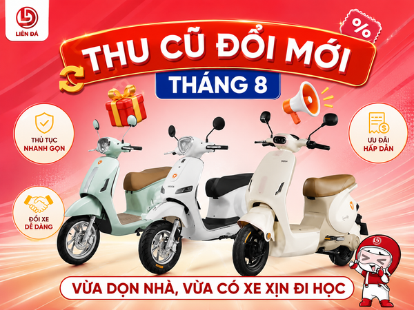 Thu Cũ Đổi Mới Tháng 8: Dọn Nhà Gọn Gàng, Rước Ngay Xe Xịn Đi Học