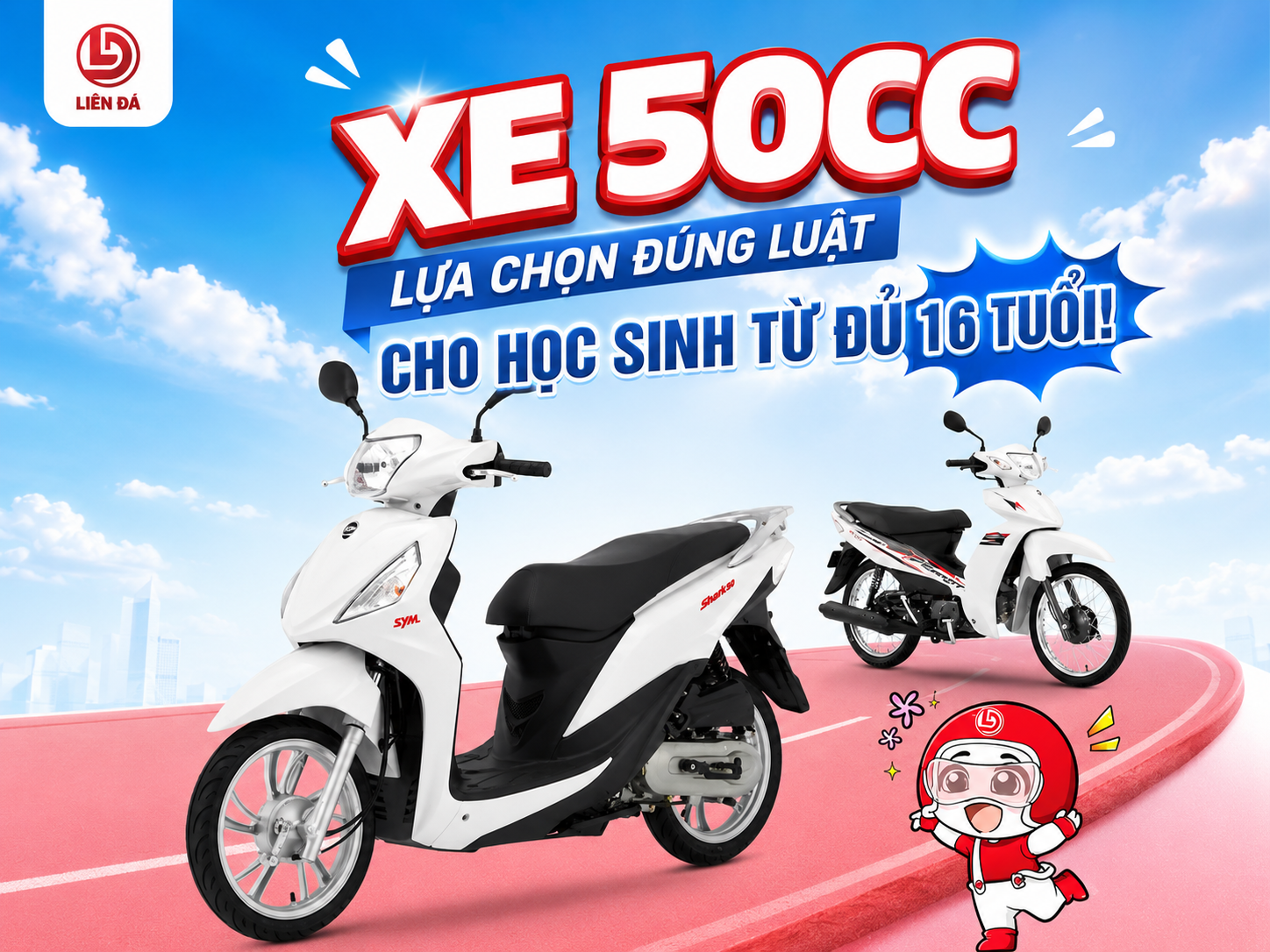 Xe 50cc - Lựa Chọn Đúng Luật Cho Học Sinh Từ Đủ 16 Tuổi