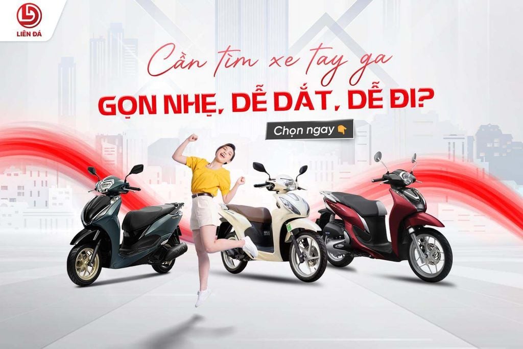 3 MẪU XE TAY GA HONDA GỌN NHẸ, DỄ DẮT, DỄ ĐI CHO CHỊ EM