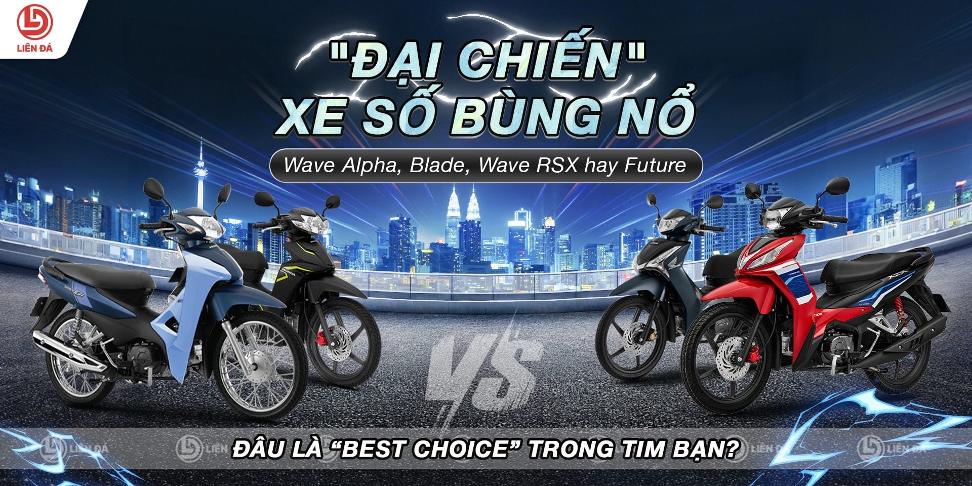 Đại chiến xe số bùng nổ: Wave Alpha, Blade, Wave RSX hay Future