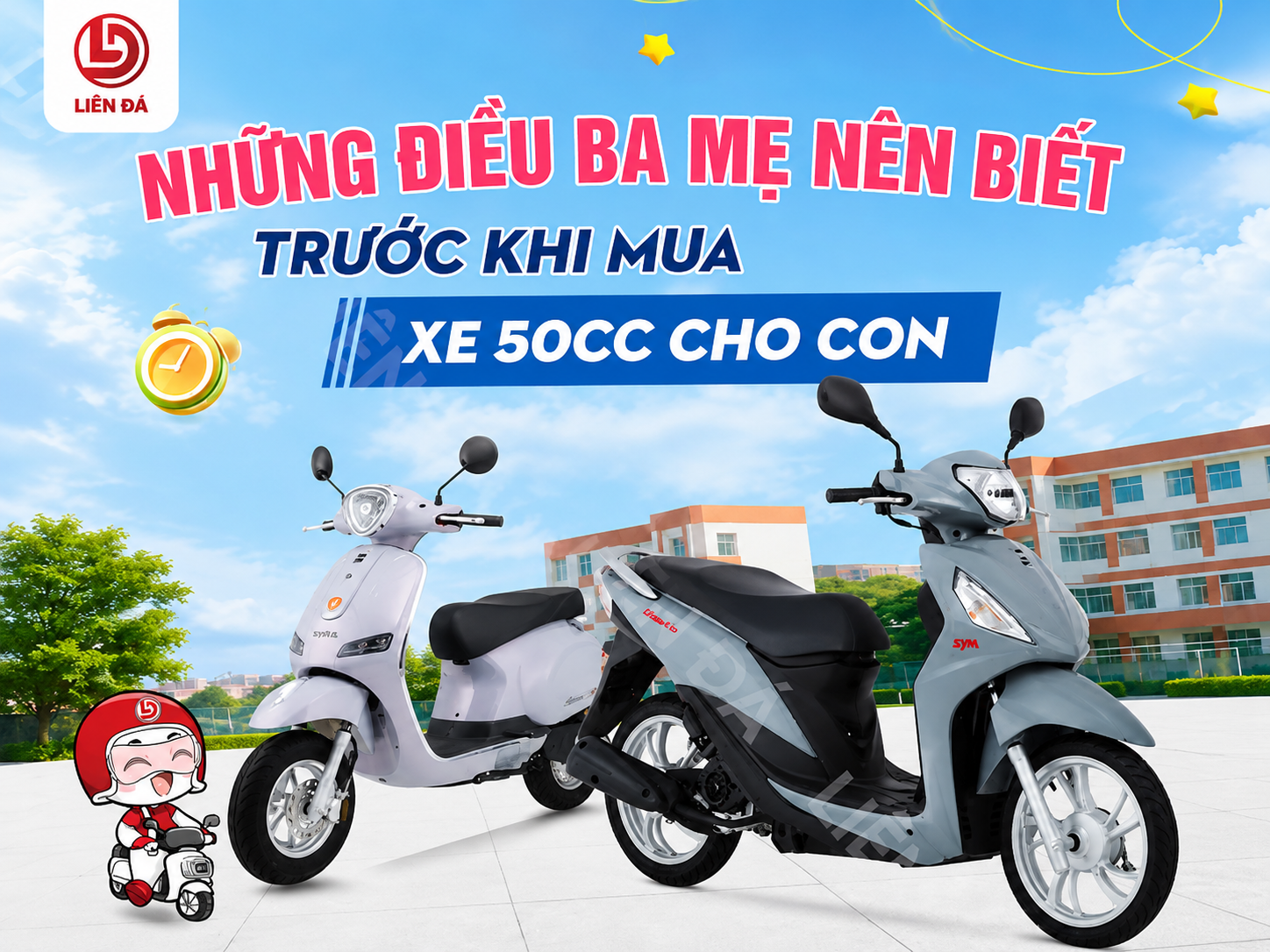 Những Điều Ba Mẹ Nên Biết Trước Khi Mua Xe 50cc Cho Con