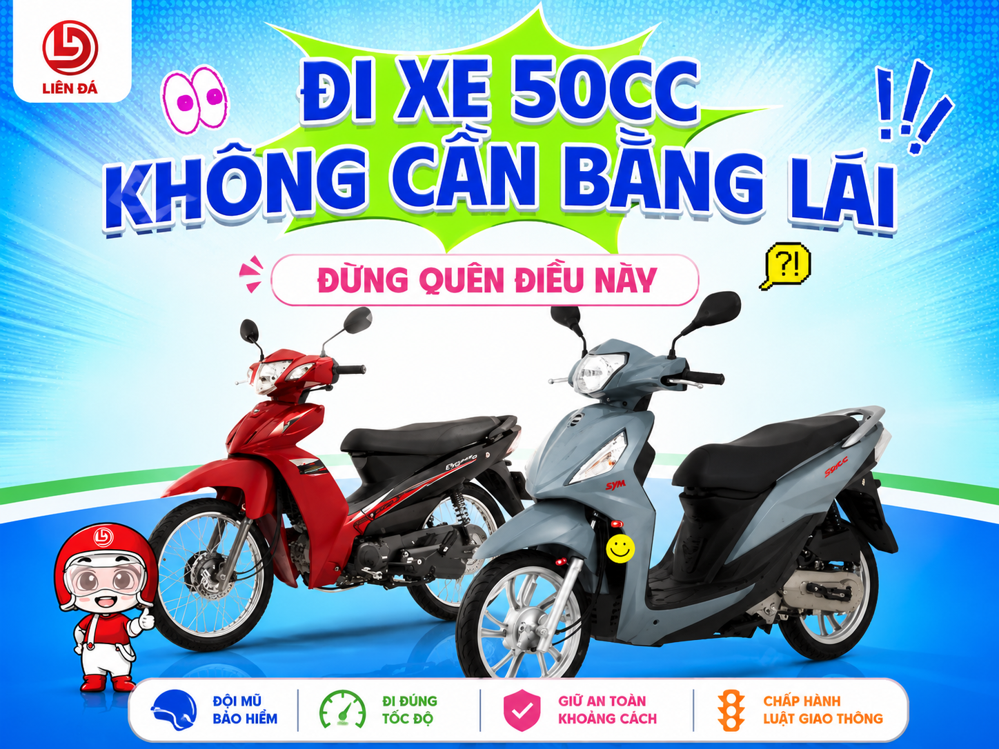 Xe 50cc Có Cần Bằng Lái Không? Những Điều Nhiều Người Vẫn Nhầm
