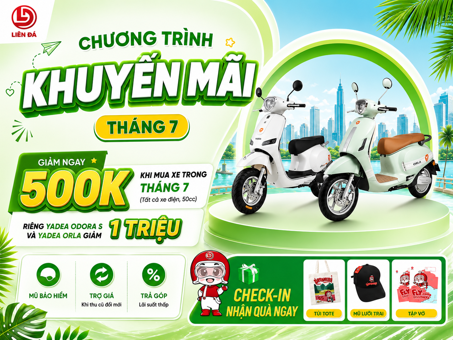 Tháng 7 săn deal khủng tại HEAD Liên Đá