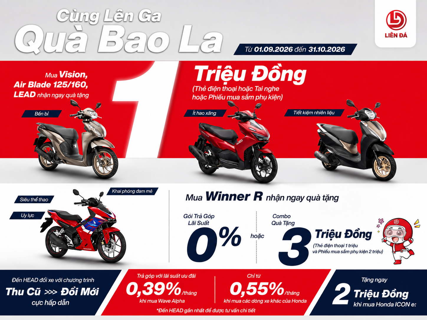 Cùng Lên Ga, Quà Bao La Tại Head Liên Đá