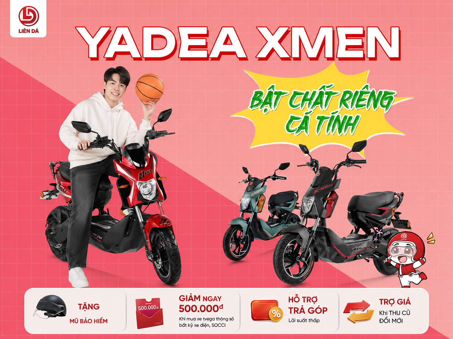YADEA XMEN Bật Chất Riêng, Cá Tính Trên Mọi Hành Trình