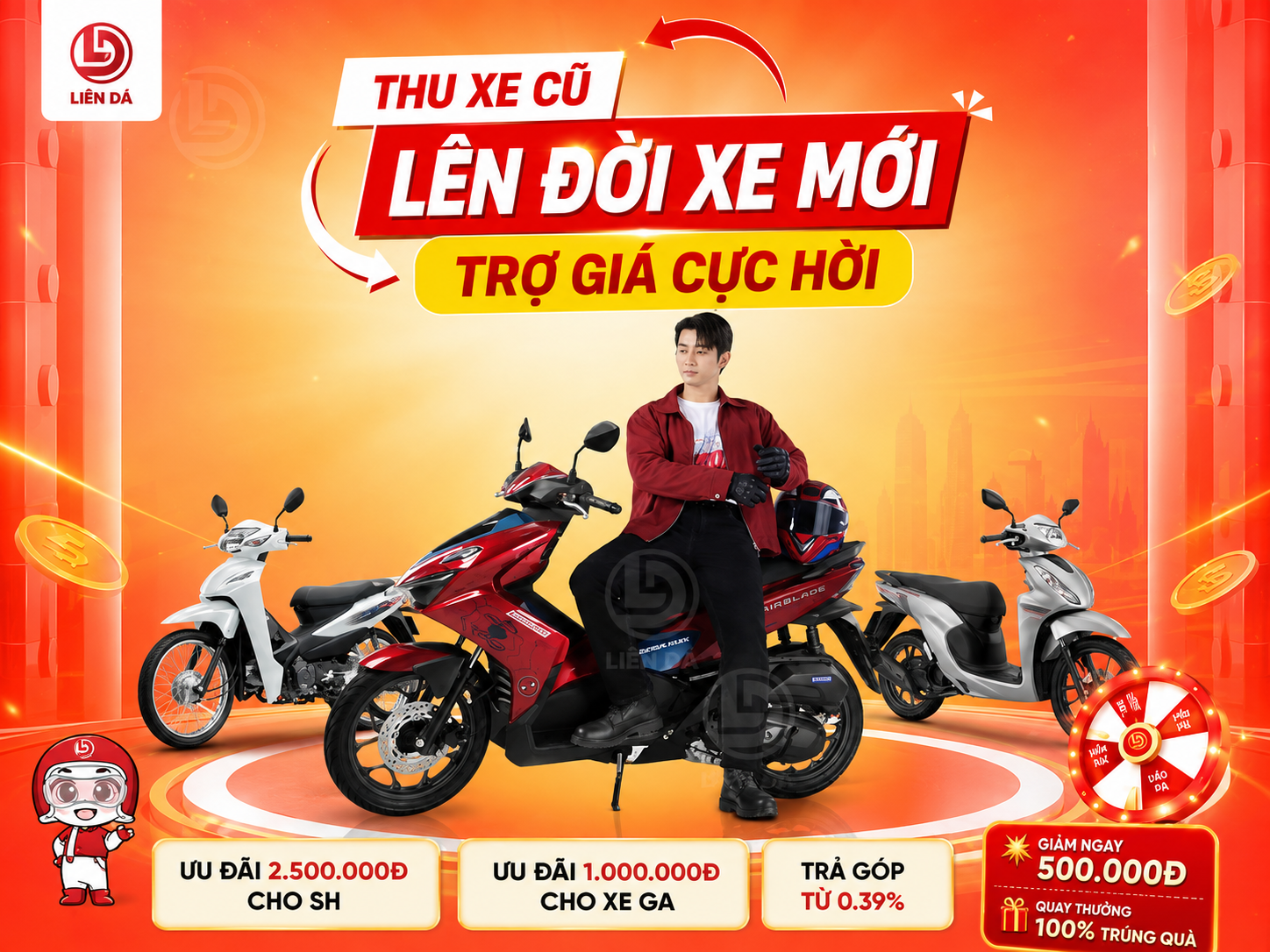 Thu Xe Cũ Lên Đời Xe Mới Trợ Giá Cực Hời Tại HEAD Liên Đá