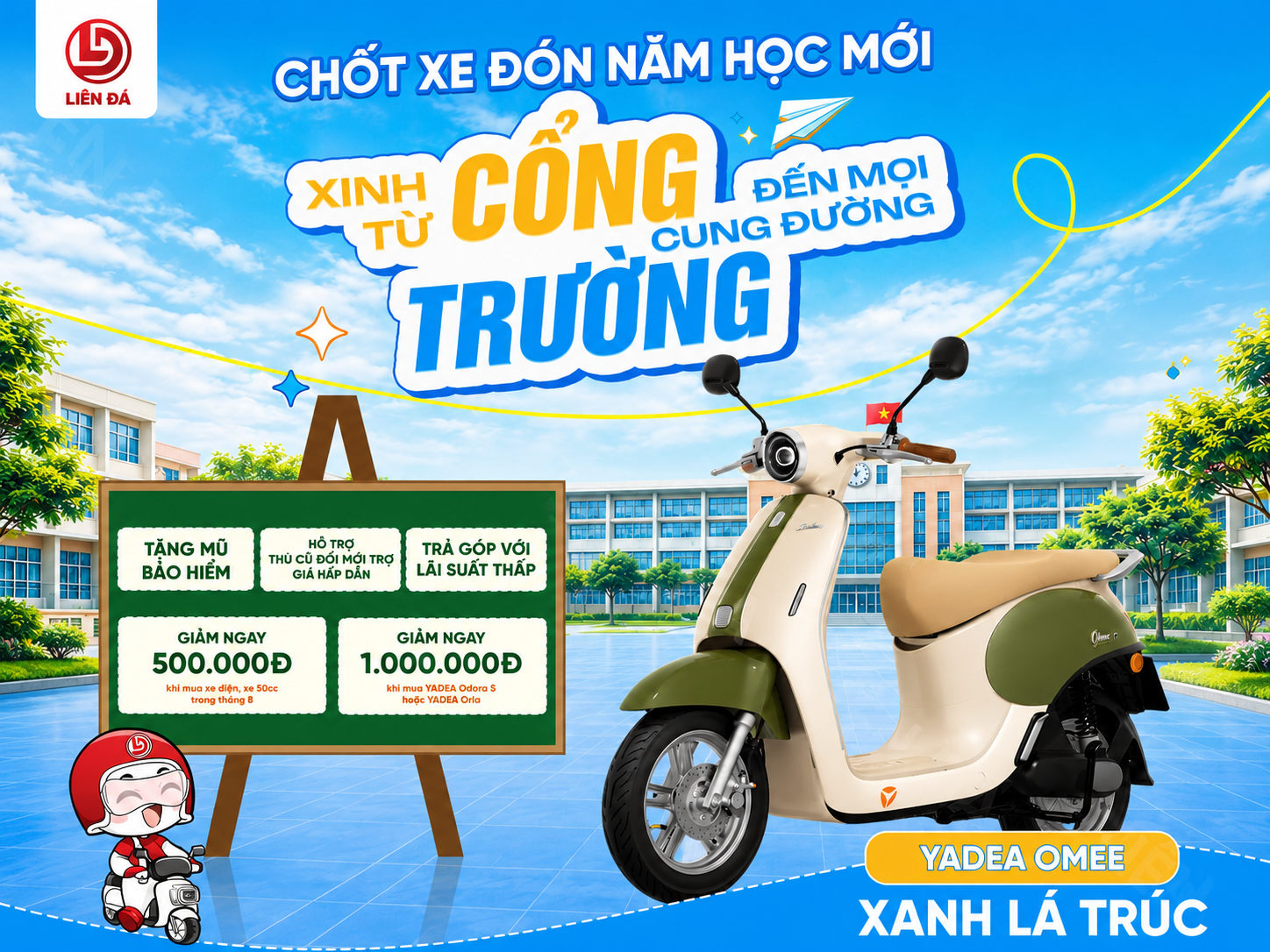 Chốt Xe Đón Năm Học Mới Xinh Từ Cổng Trường Đến Mọi Cung Đường