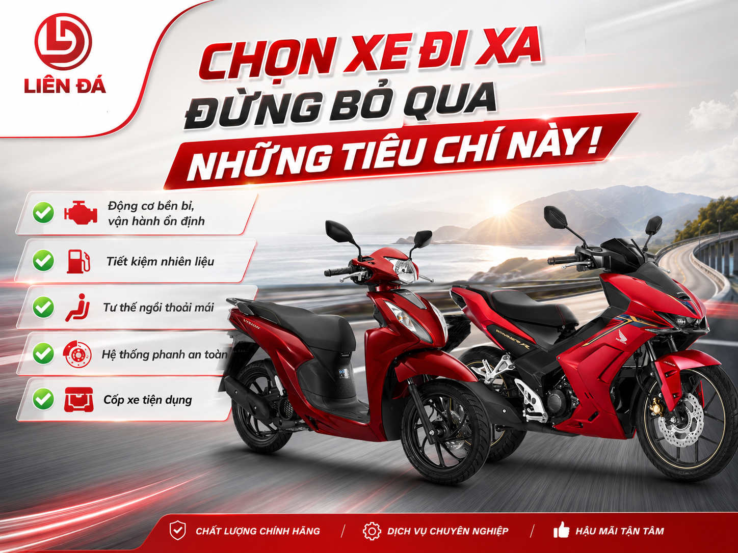 CHỌN XE ĐI XA - ĐỪNG BỎ QUA NHỮNG TIÊU CHÍ NÀY