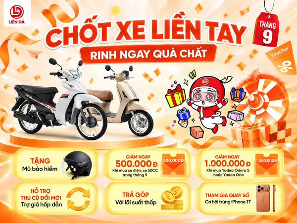 CHỐT XE LIỀN TAY - RINH NGAY QUÀ CHẤT!