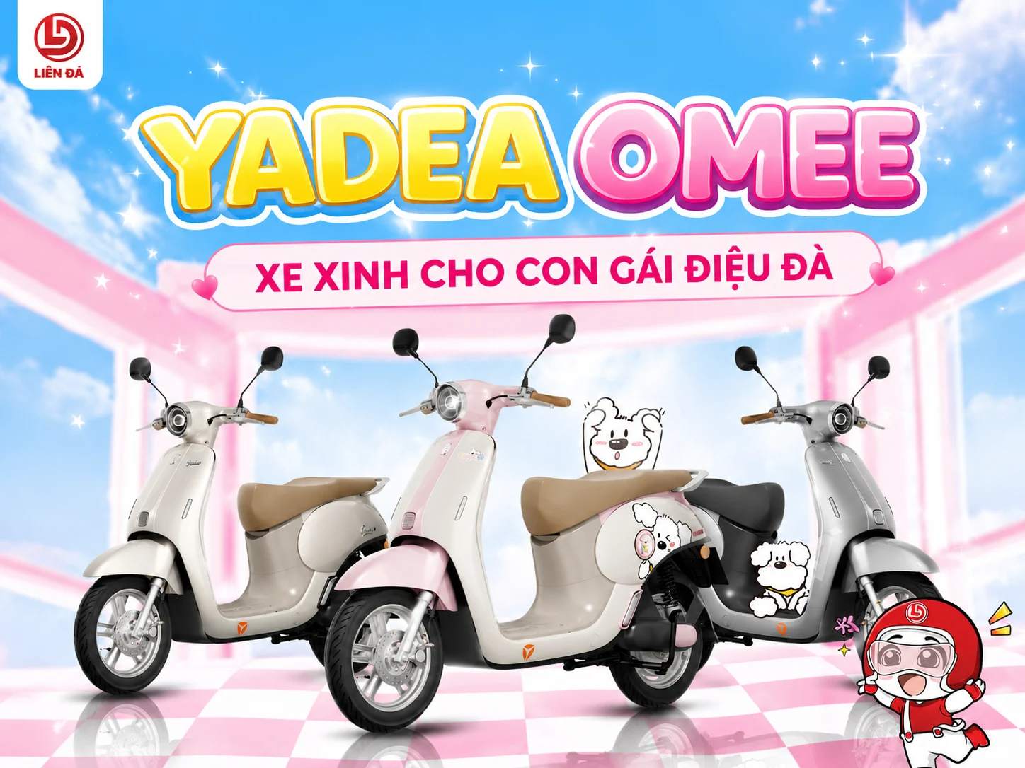 YADEA OMEE – Xe Điện Thời Trang Dành Cho Những Cô Nàng Điệu Đà