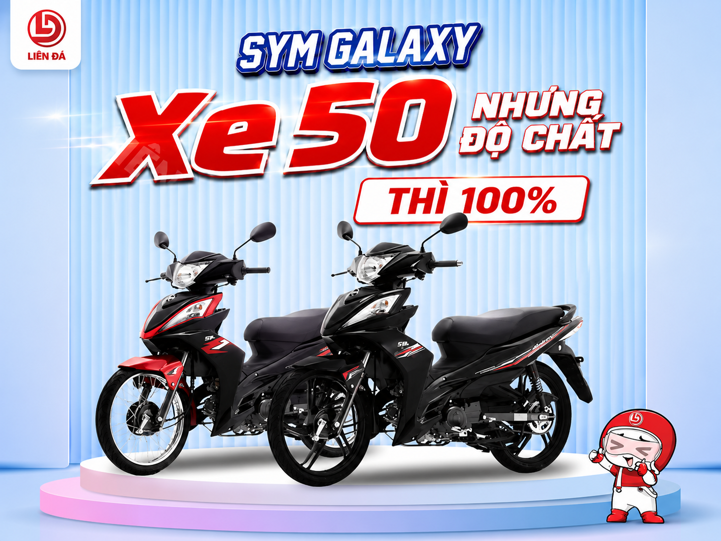 Sym Galaxy 50: Xe 50cc Nhưng Độ Chất Thì 100%