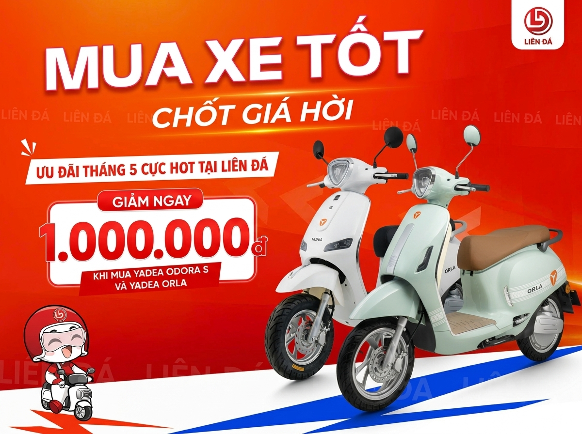 MUA XE TỐT - CHỐT GIÁ HỜI - ƯU ĐÃI THÁNG 5 CỰC HOT TẠI LIÊN ĐÁ