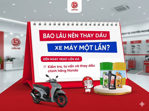 BAO LÂU NÊN THAY DẦU XE MÁY MỘT LẦN?