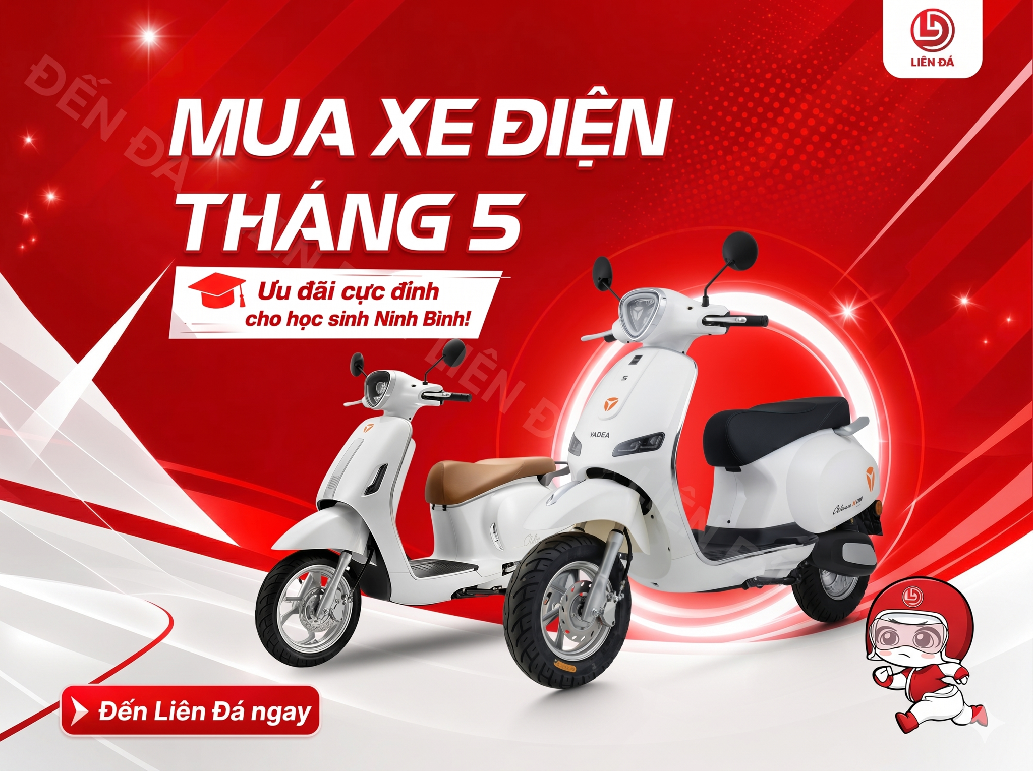MUA XE ĐIỆN THÁNG 5 – ƯU ĐÃI CỰC ĐỈNH CHO HỌC SINH NINH BÌNH