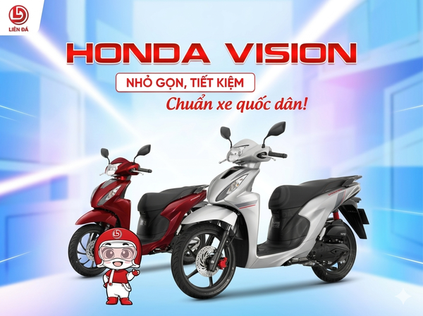 HONDA VISION – NHỎ GỌN, TIẾT KIỆM, CHUẨN XE QUỐC DÂN!